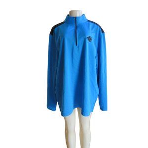 NFL Team Apparel, North Carolina Panthers Jacket in Size 2XL w Partial Zipper